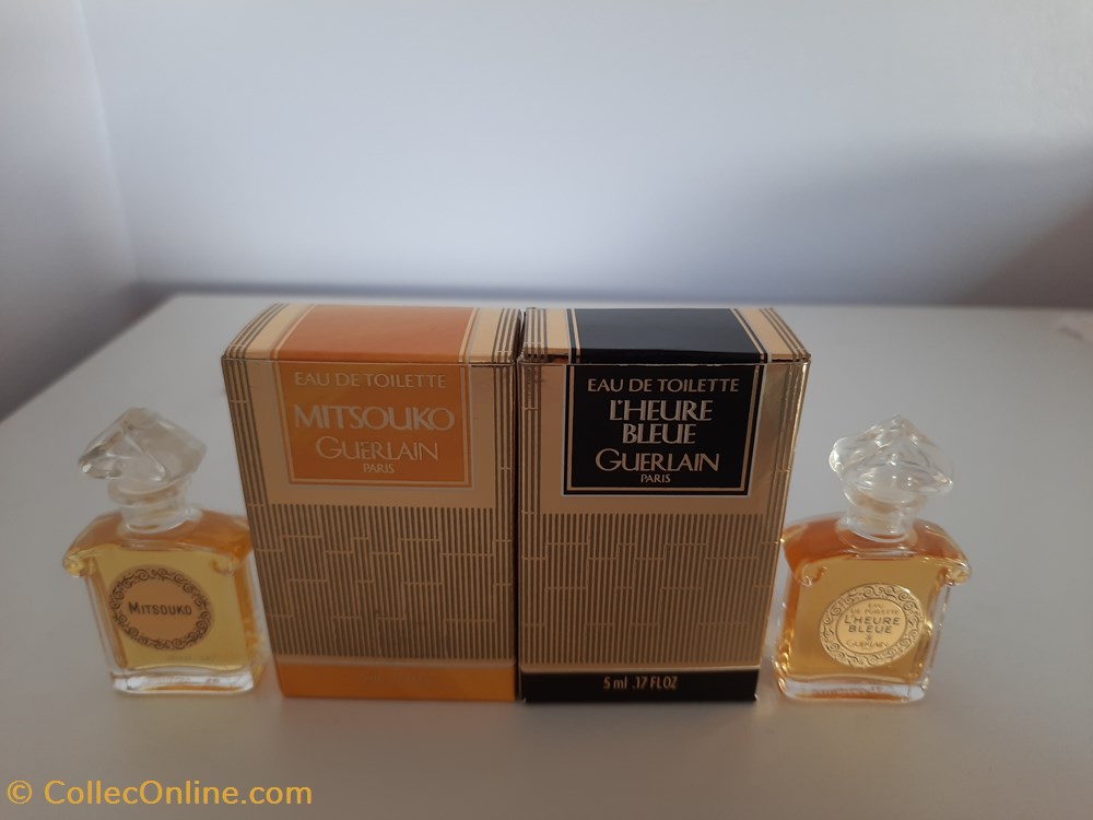 GUERLAIN: Miniature EDT 5ml MITSOUKO et L'HEURE BLEUE - Perfumes e Beleza