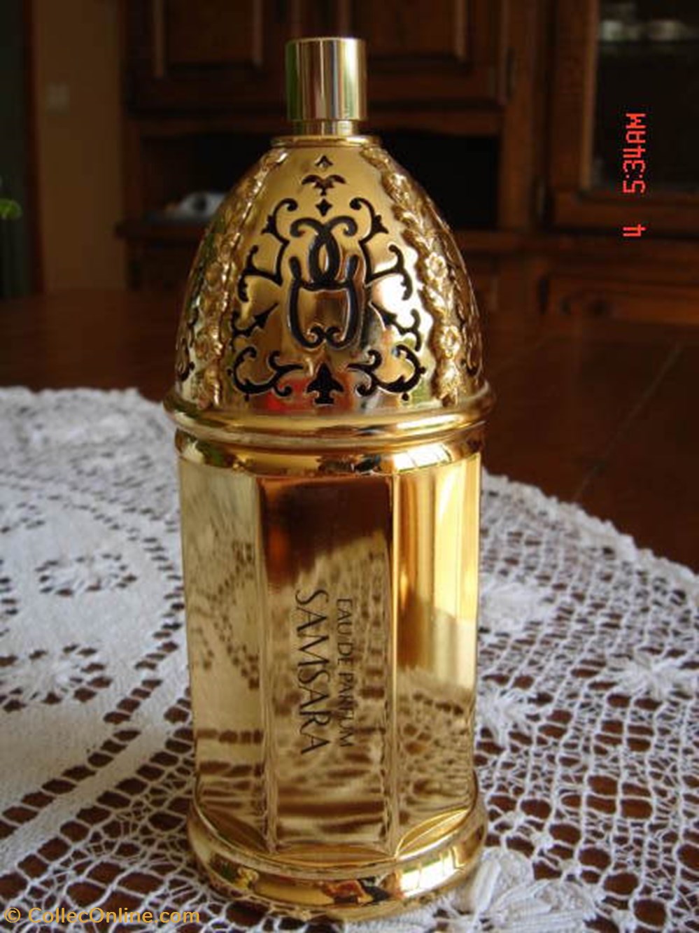 GUERLAIN: Sucrier de Madame, SAMSARA 1990, avec recharge Pleine parfums beaute guerlain sucrier de madame samsara 1990 avec recharge pleine