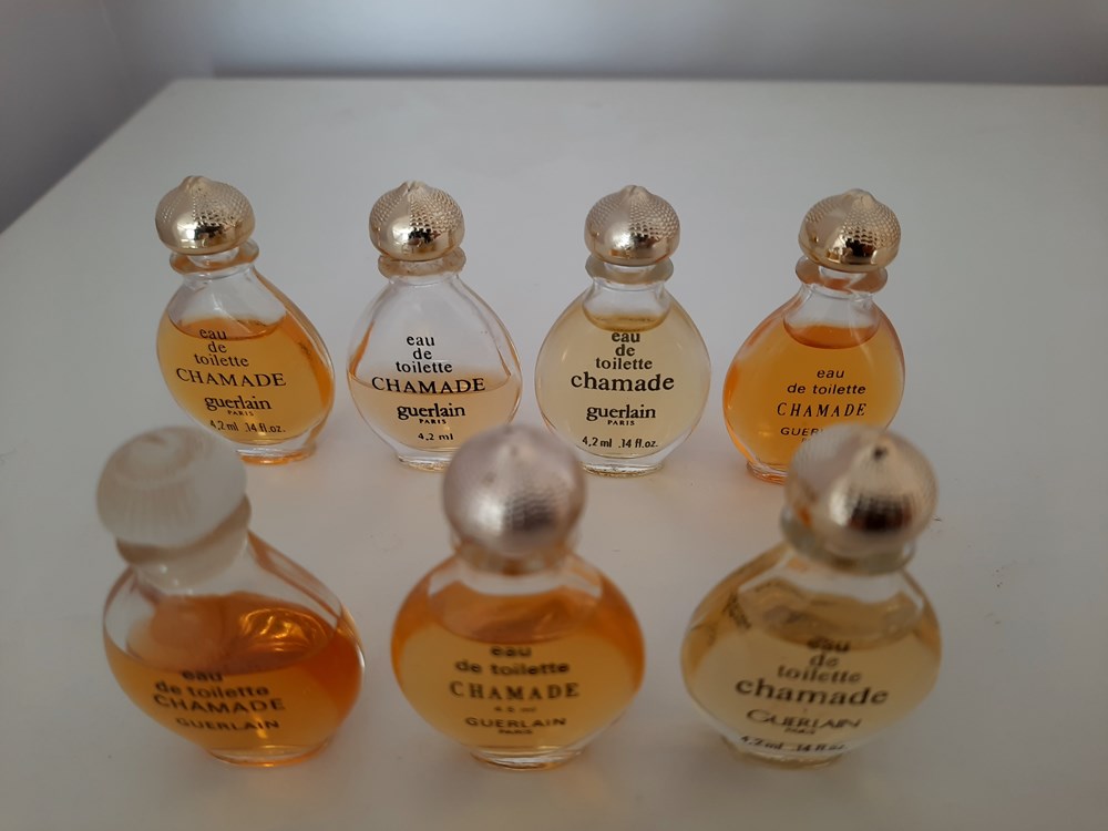 GUERLAIN: Miniatures EDT 4,2ml Gouttes CHAMADE parfums beaute guerlain miniatures edt 4 2ml gouttes chamade
