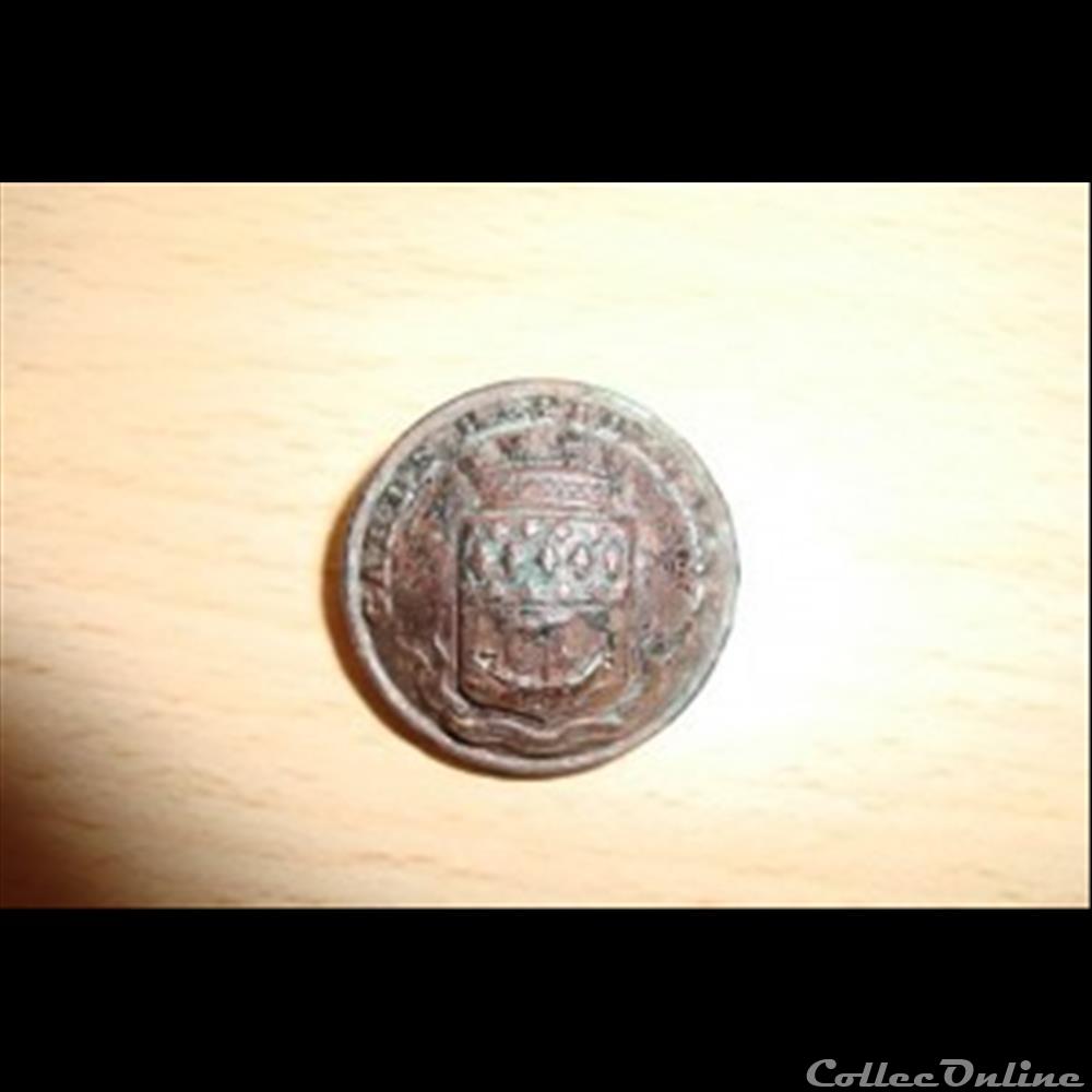 bouton militaire infanterie garde republicaine fin xix debut xxeme