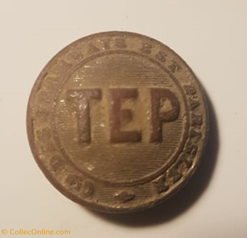 vetements et accessoires boutons civils tramways est parisiens