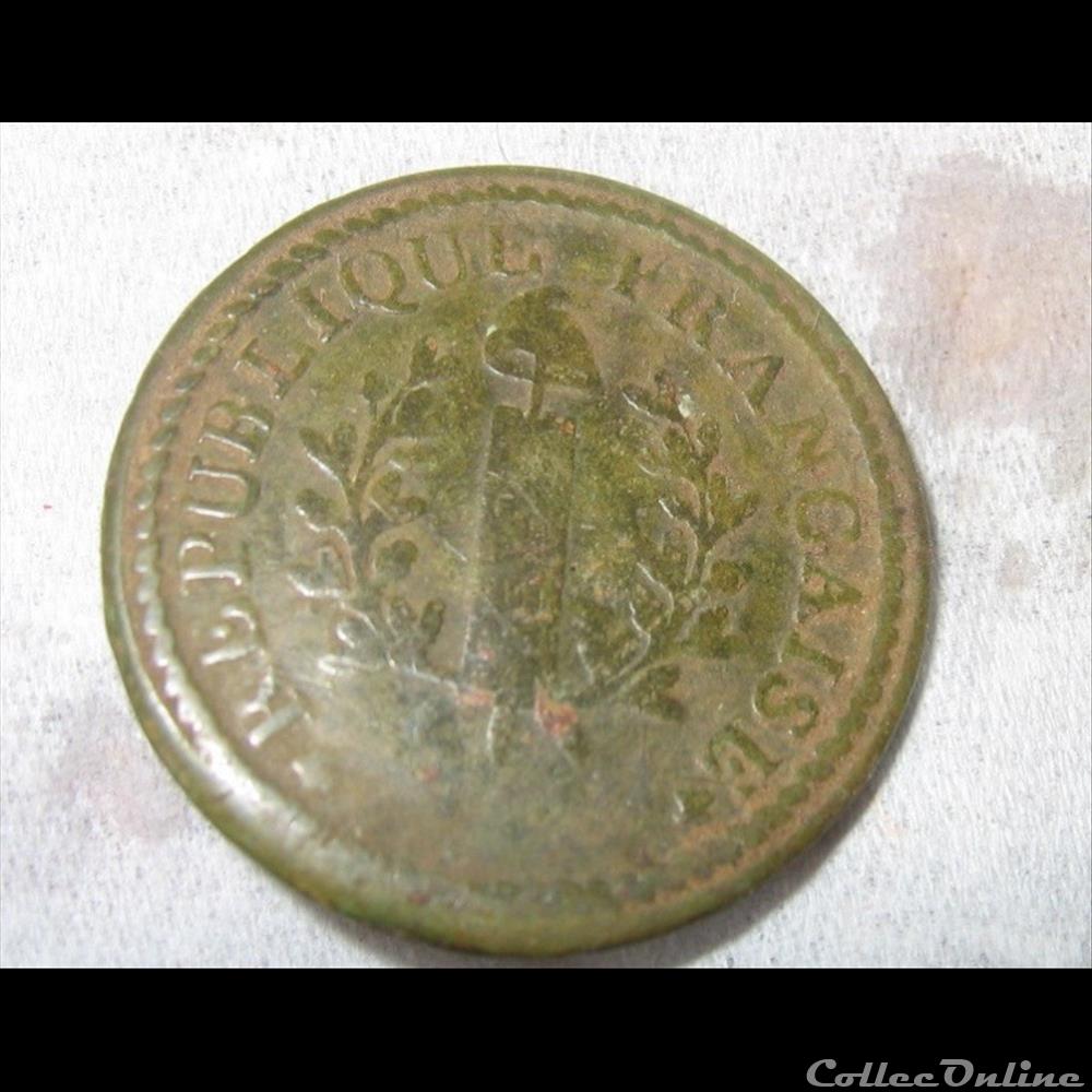 bouton militaire infanterie legere 1792 1793