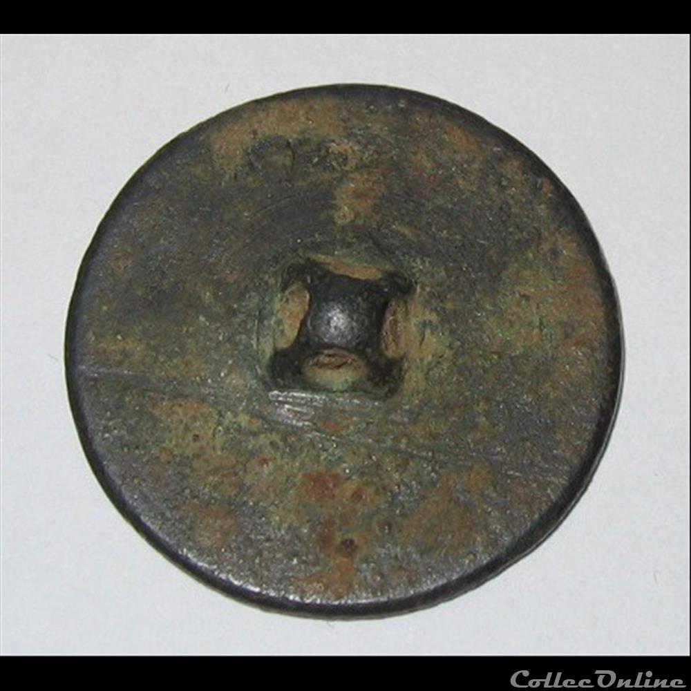 bouton militaire infanterie 3e regiment artillerie de marine 1803