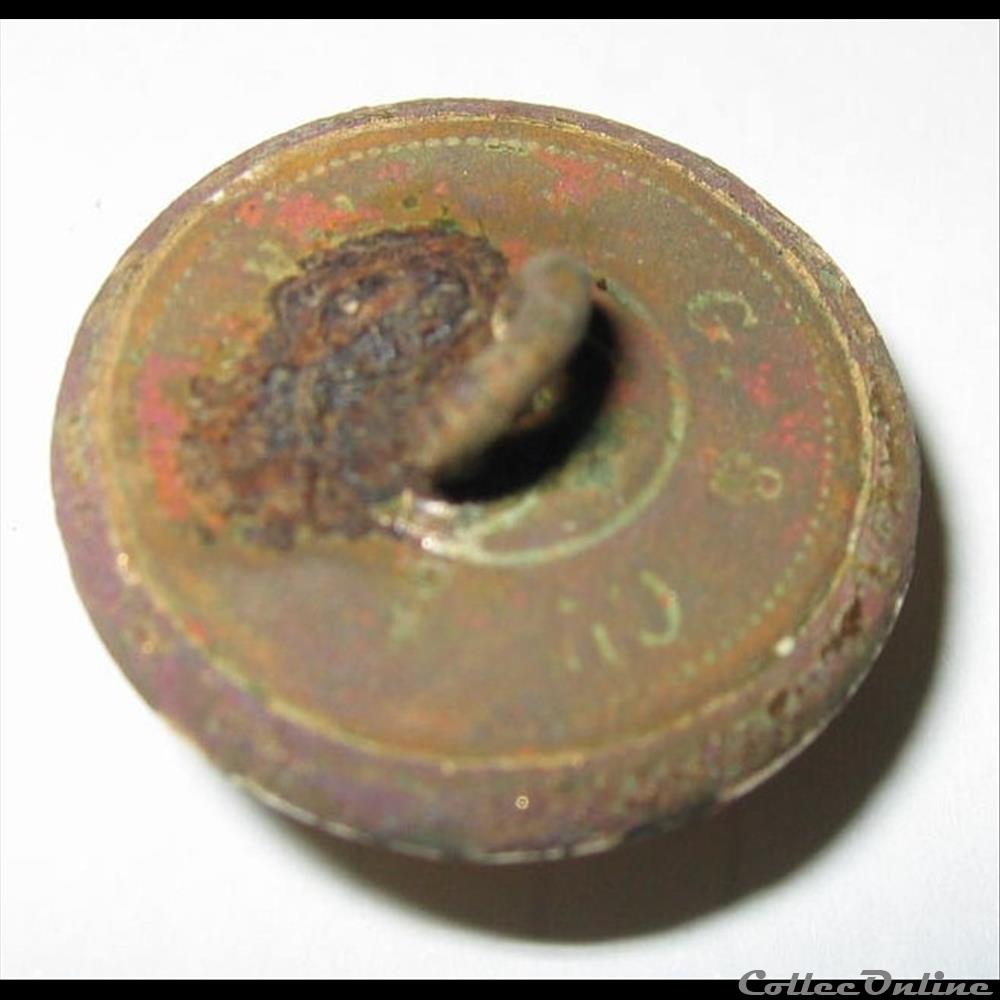 militaire infanterie bouton officier de marine xxe
