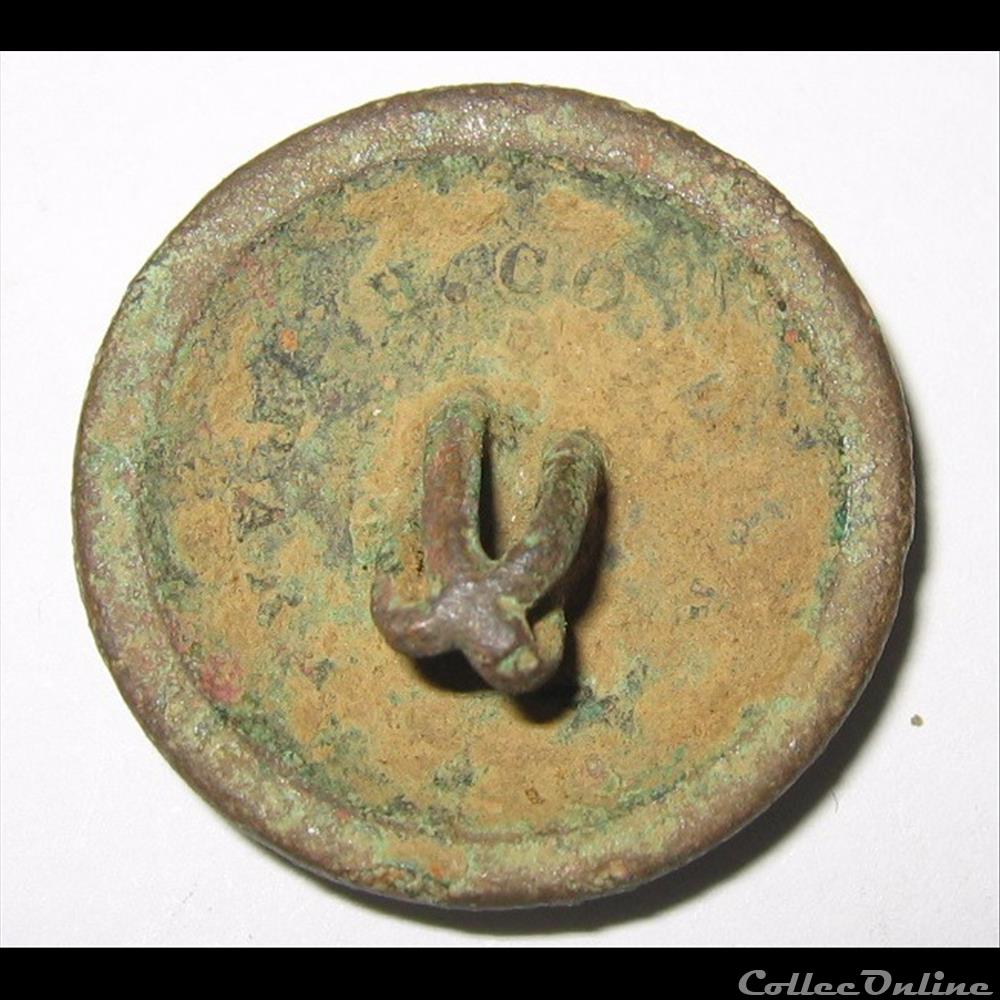 42e RI troupes à pieds 1820-1844 bouton militaire infanterie 42e ri troupes a pieds 1820 1844