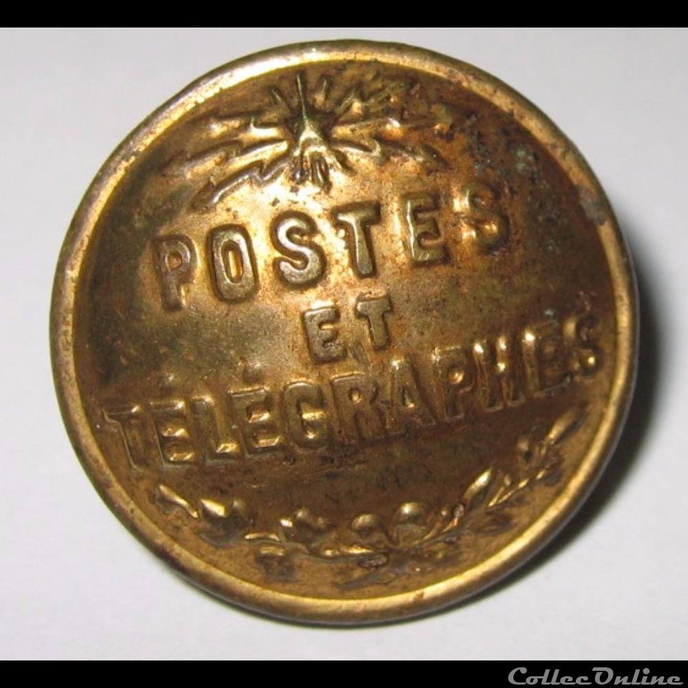 civil infanterie bouton postes et telegraphes