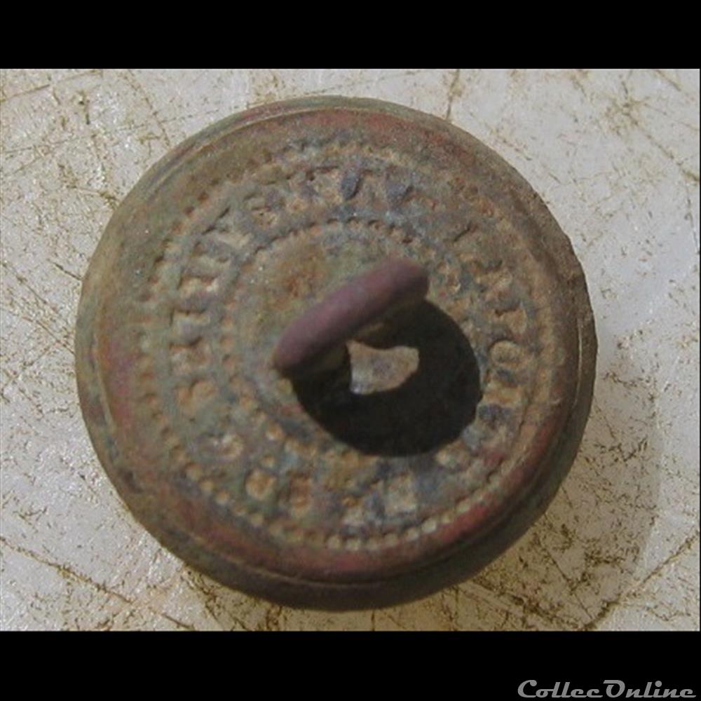 Service militaire des chemins de fers / 1875-1914 bouton infanterie service militaire des chemins de fers 1875 1914