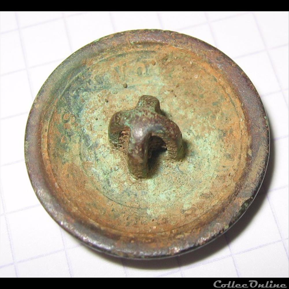 bouton militaire infanterie ouvriers du genie second empire