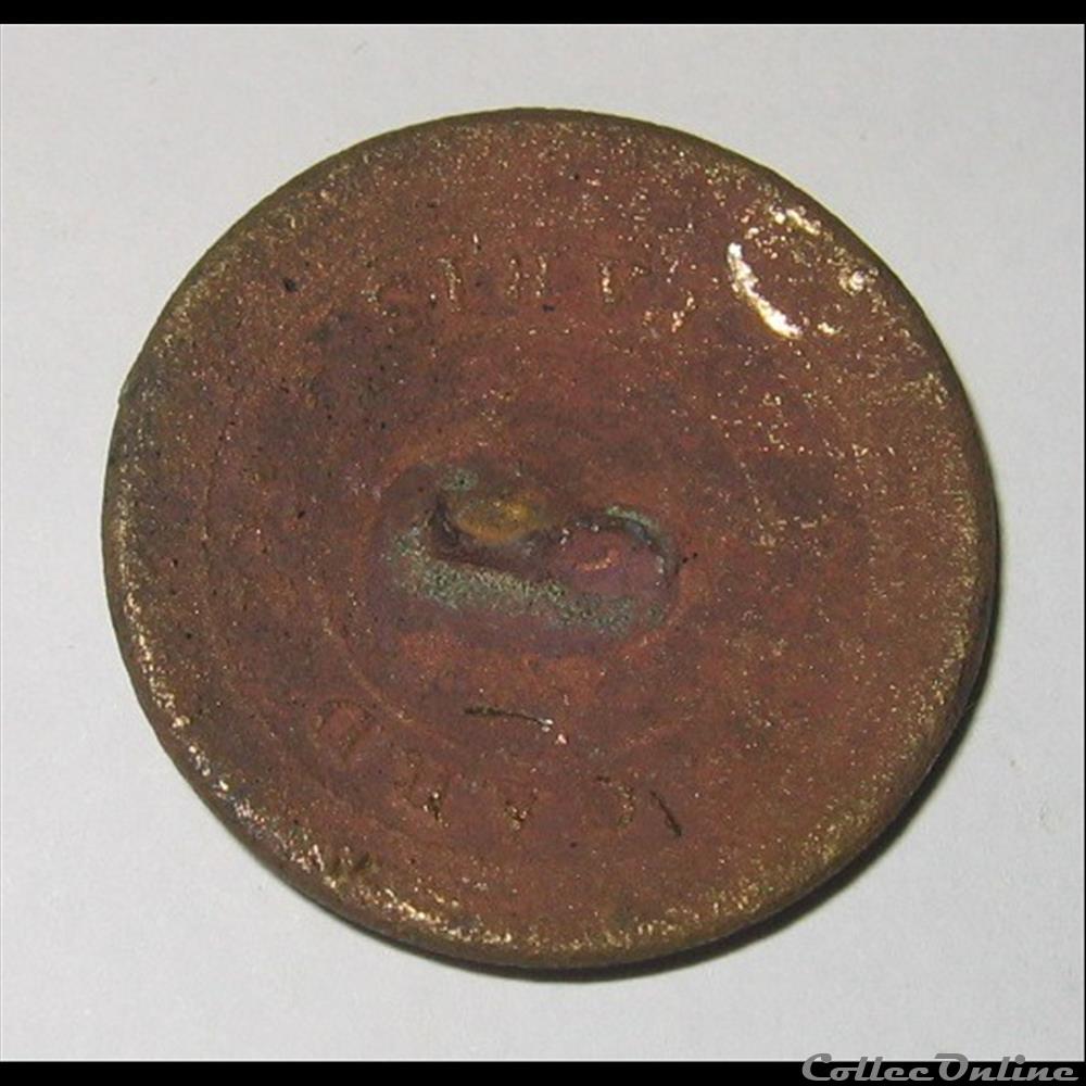 bouton militaire infanterie garde municipale de paris 29 juillet 1830
