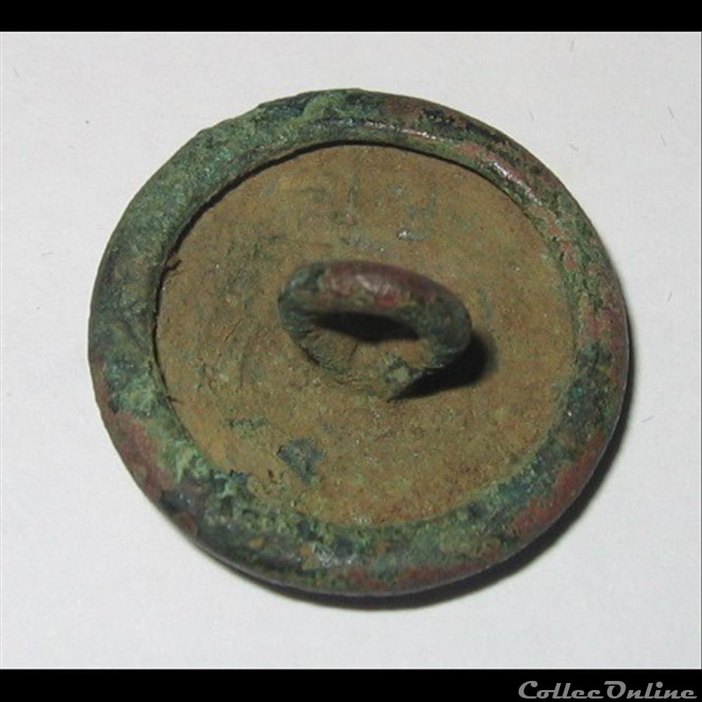 à la couronne - Prussien - WW1 bouton militaire infanterie a la couronne prussien ww1