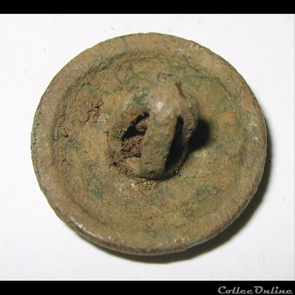 Bouton 54e RI second empire militaire infanterie bouton 54e ri second empire