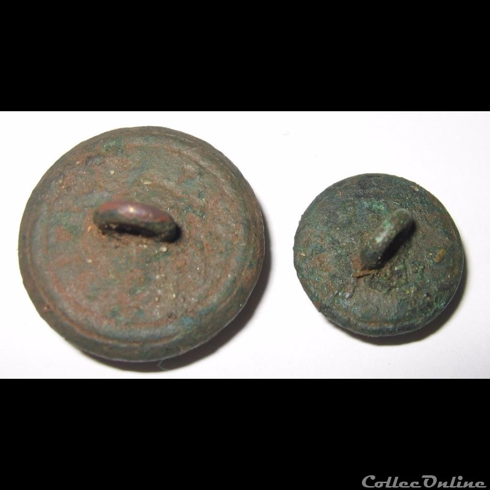 bouton militaire infanterie postes et telegraphes