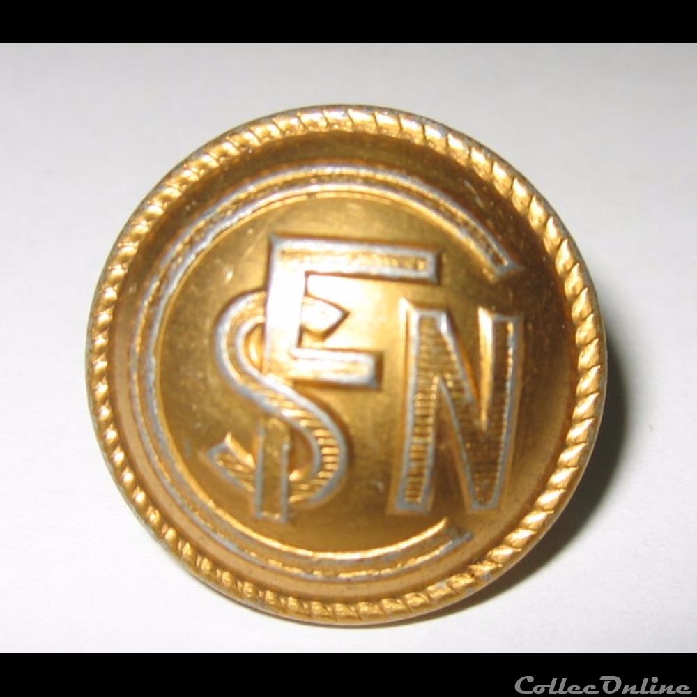 Bouton SNCF autre édition civil infanterie bouton sncf autre edition