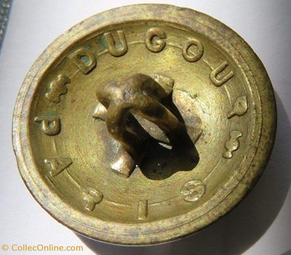 Etats Majors et Recrutements 1875 vetement accessoire bouton civil etats majors et recrutements 1875