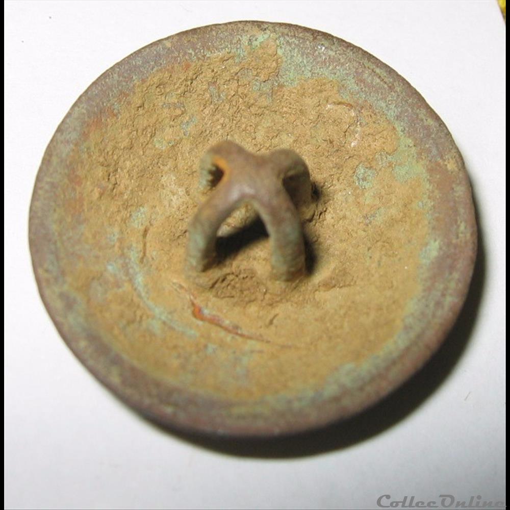 Bouton 65e RI second empire militaire infanterie bouton 65e ri second empire
