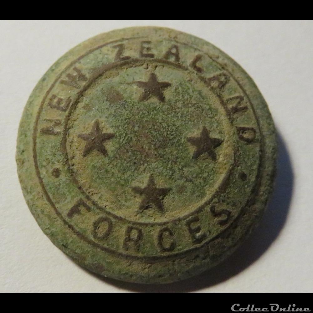 bouton militaire infanterie forces de defense neo zelandaise