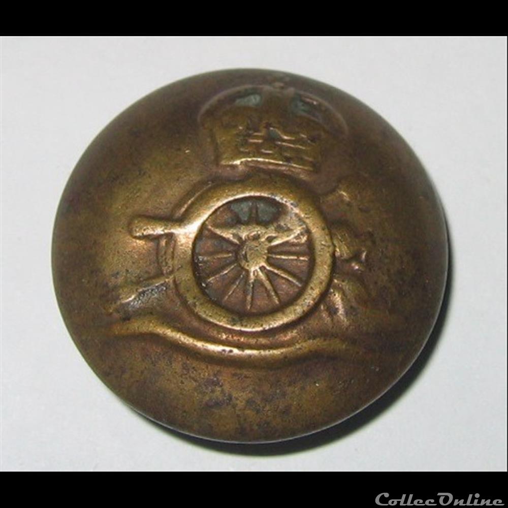 bouton militaire infanterie royal horse artillery vers 1888 1889