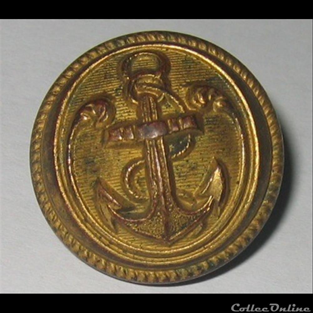 Officier infanterie de marine de 1871 à 1900 bouton militaire officier infanterie de marine de 1871 a 1900