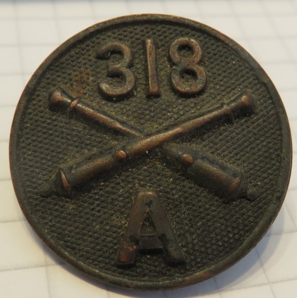 vetements et accessoires boutons militaires artillerie americaine wwii