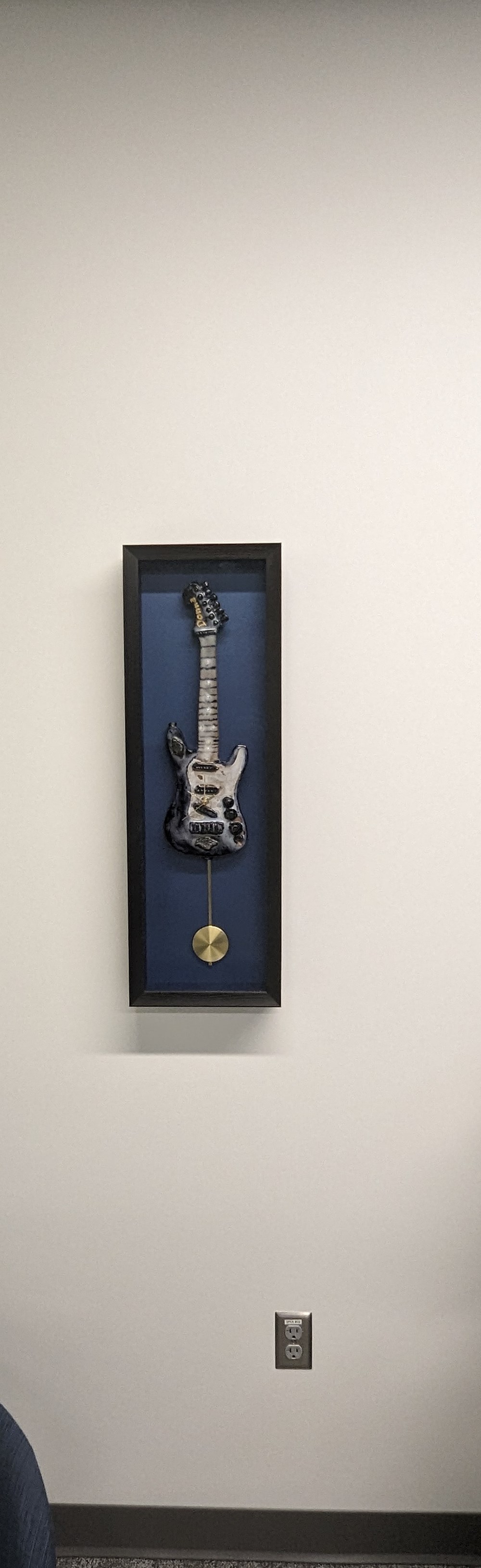 art antiquities blue lefty guitar