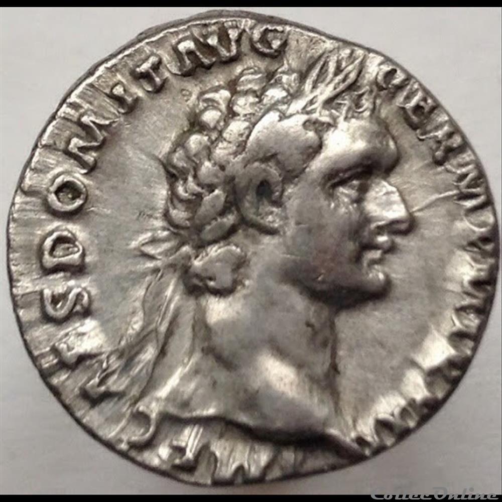 Domitien - Denier - Minerve - RIC 764 monnaie antique romaine domitien denier minerve ric 764