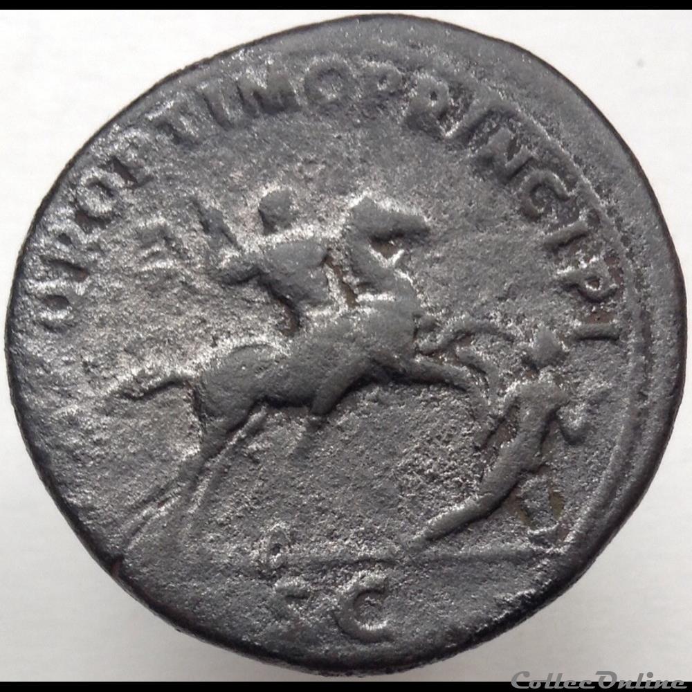 Trajan - Sesterce - SPQR Optimo Principi - RIC 543 monnaie antique romaine trajan sesterce spqr optimo principi ric 543