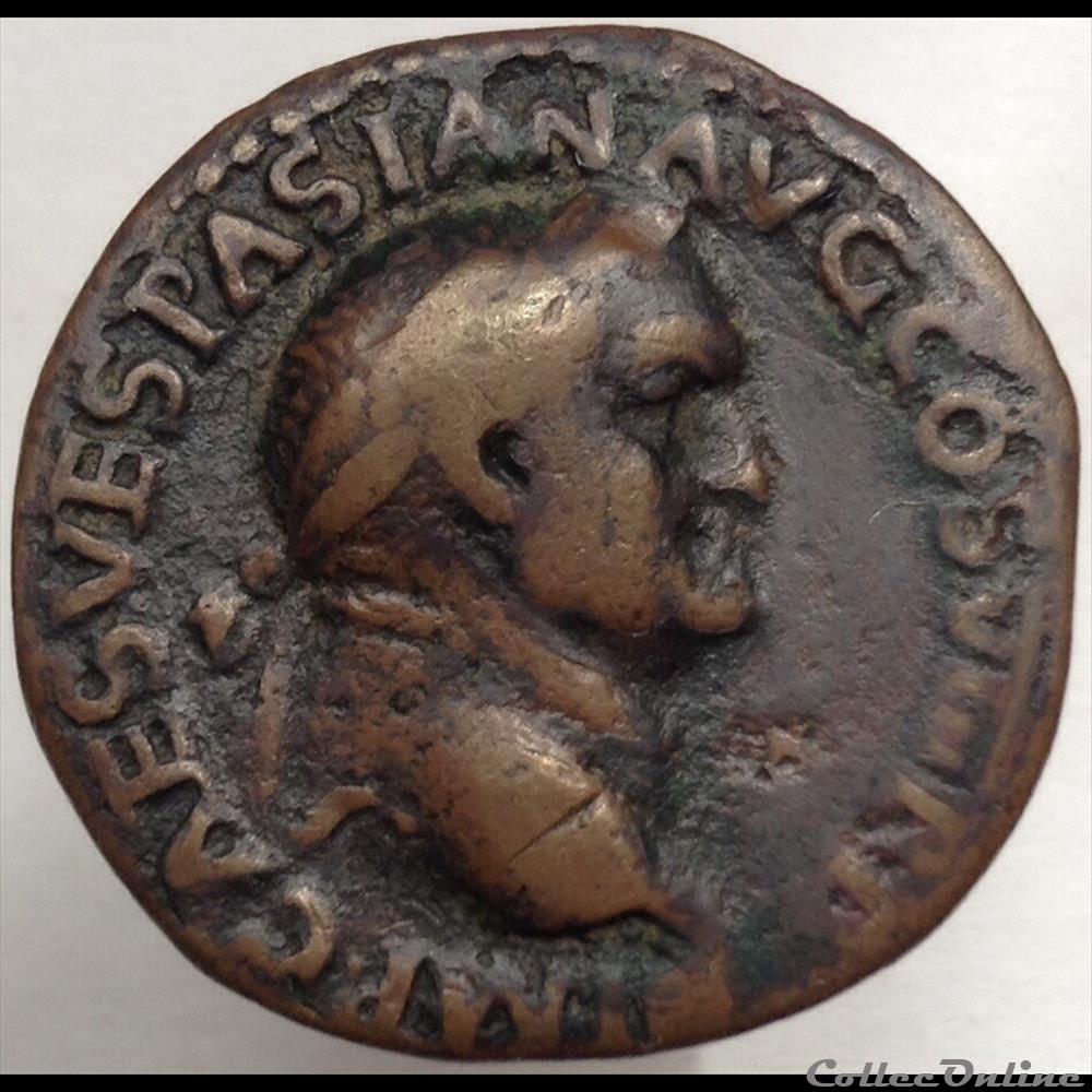 Vespasien - As - Aigle - RIC 1237 monnaie antique romaine vespasien as aigle ric 1237