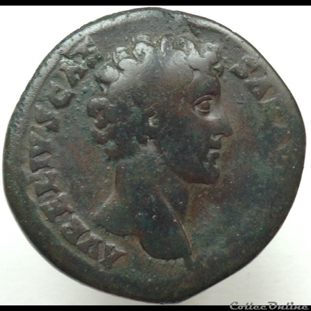 Marc Aurèle - Sesterce - Ivventas - RIC 1232 b monnaie antique romaine marc aurele sesterce ivventas ric 1232 b
