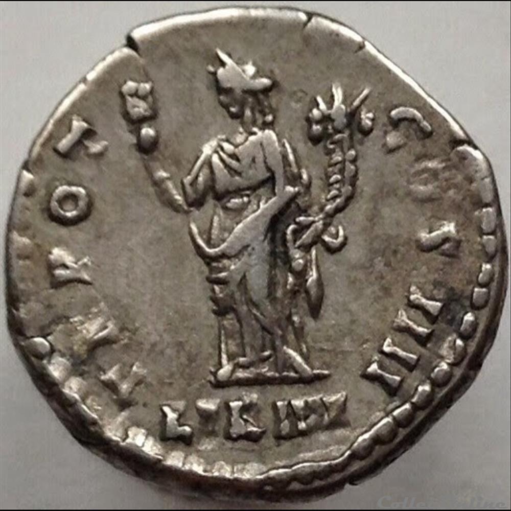 Antonin le Pieux - Denier - LIB IIII - RIC 155 monnaie antique romaine antonin le pieux denier lib iiii ric 155
