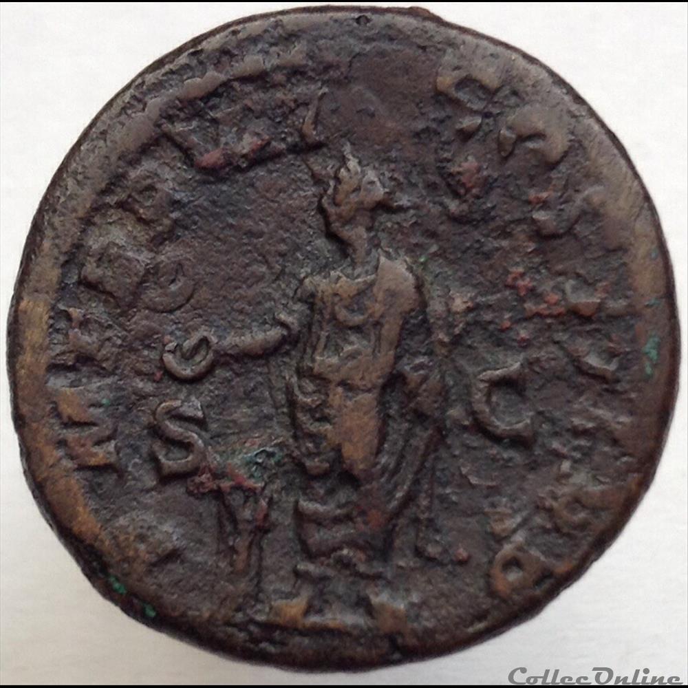 Alexandre Sévère - As - P M TR P VI COS II P P - RIC 470 monnaie antique romaine alexandre severe as p m tr p vi cos ii p p ric 470