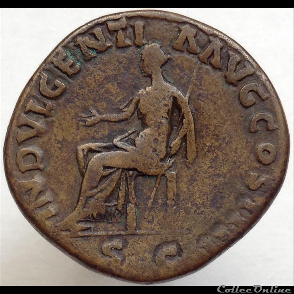 Antonin le Pieux - Sesterce - Indvlgentia Avg Cos III - RIC 904 monnaie antique romaine antonin le pieux sesterce indvlgentia avg cos iii ric 904