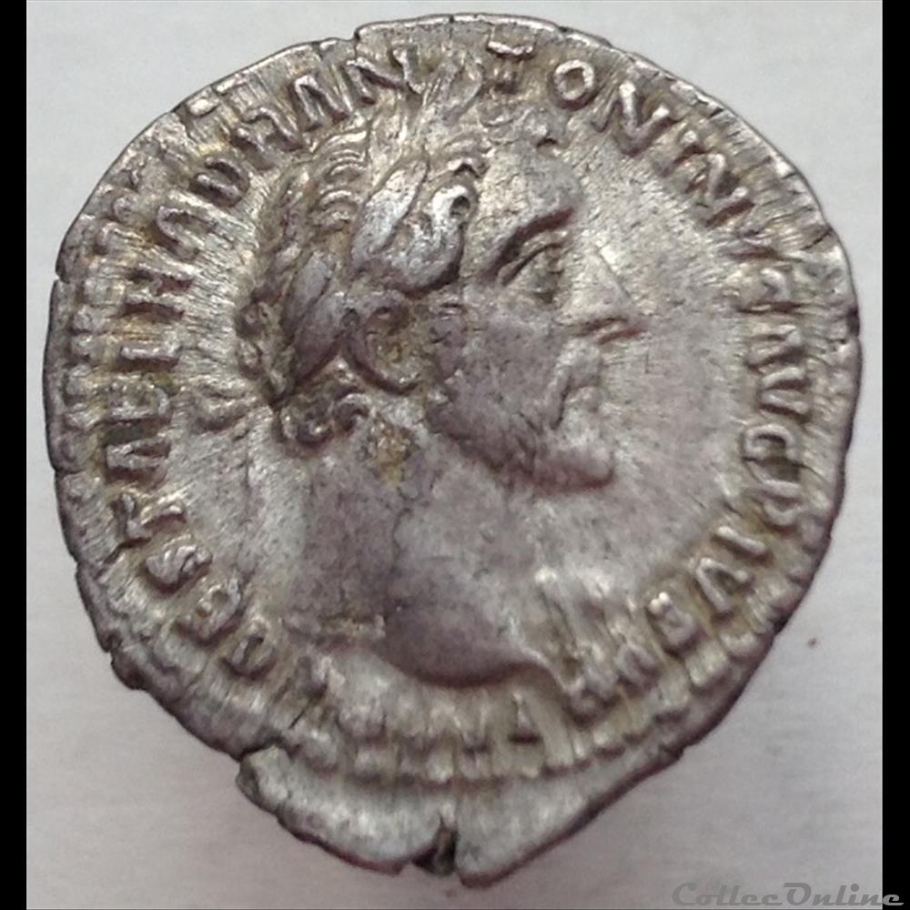 Antonin le Pieux - Denier - TR POT XV COS IIII - RIC 209 monnaie antique romaine antonin le pieux denier tr pot xv cos iiii ric 209