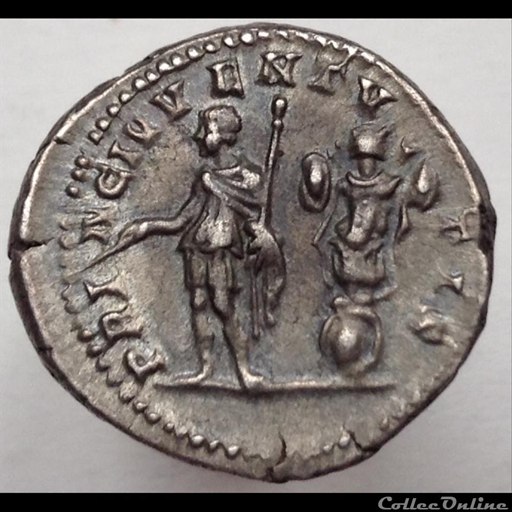 Geta - Denier - Princ Ivventvtis - RIC 18 monnaie antique romaine geta denier princ ivventvtis ric 18