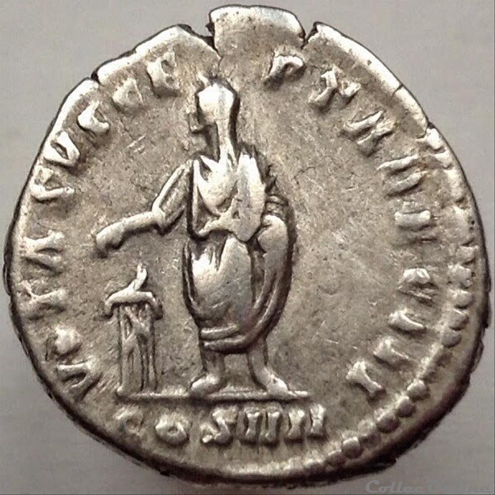 monnaie antique romaine antonin le pieux denier vota svscepta ric 294b