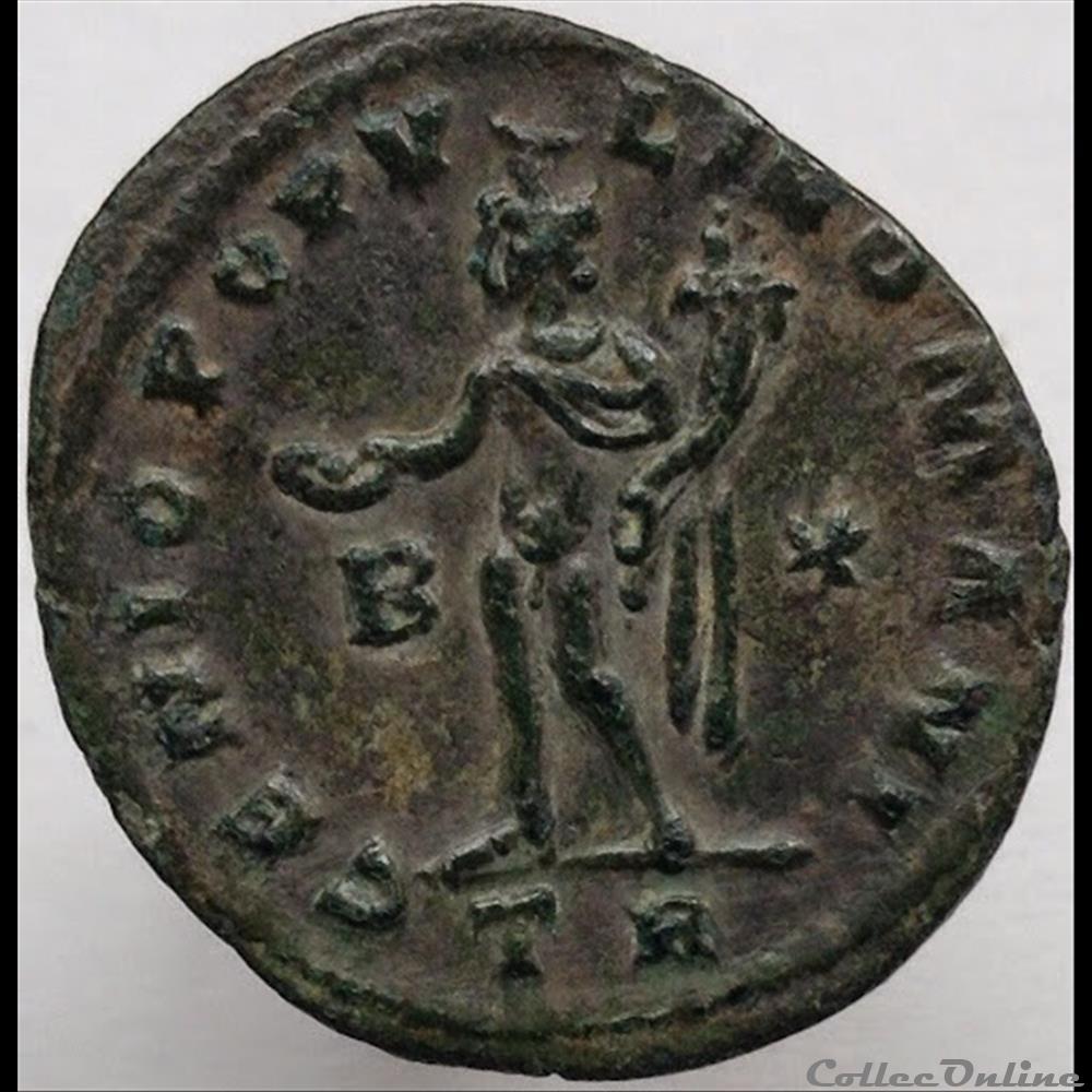 monnaie antique romaine galere follis genio popvli romani ric 357 b