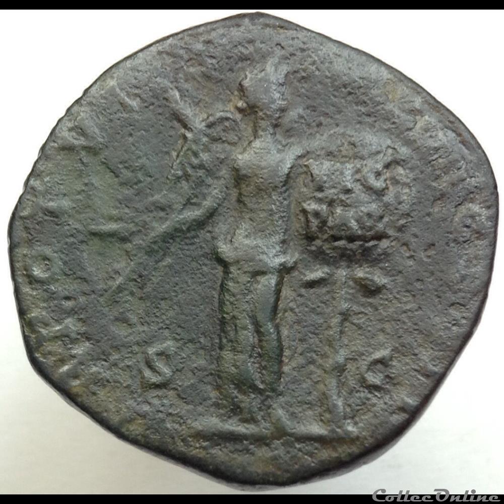 monnaie antique romaine lucius verus sesterce tr pot vi imp iiii cos ii sc ric 1456
