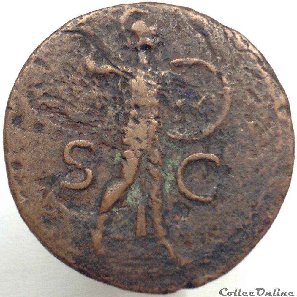 Claude - As - Minerve - RIC 100 monnaie antique romaine claude as minerve ric 100