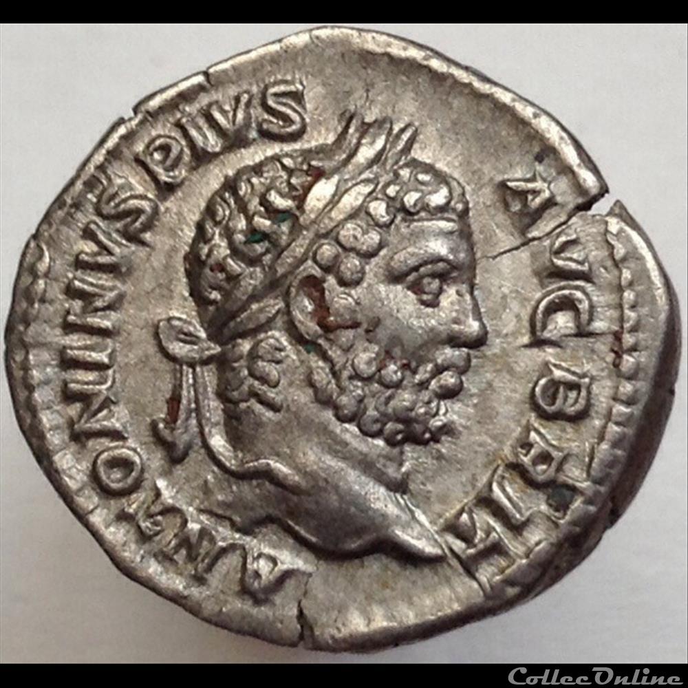 monnaie antique romaine caracalla denier marti pacatori ric 222
