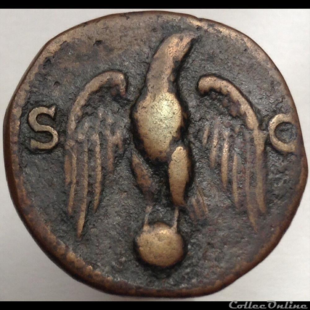 Vespasien - As - Aigle - RIC 1237 monnaie antique romaine vespasien as aigle ric 1237