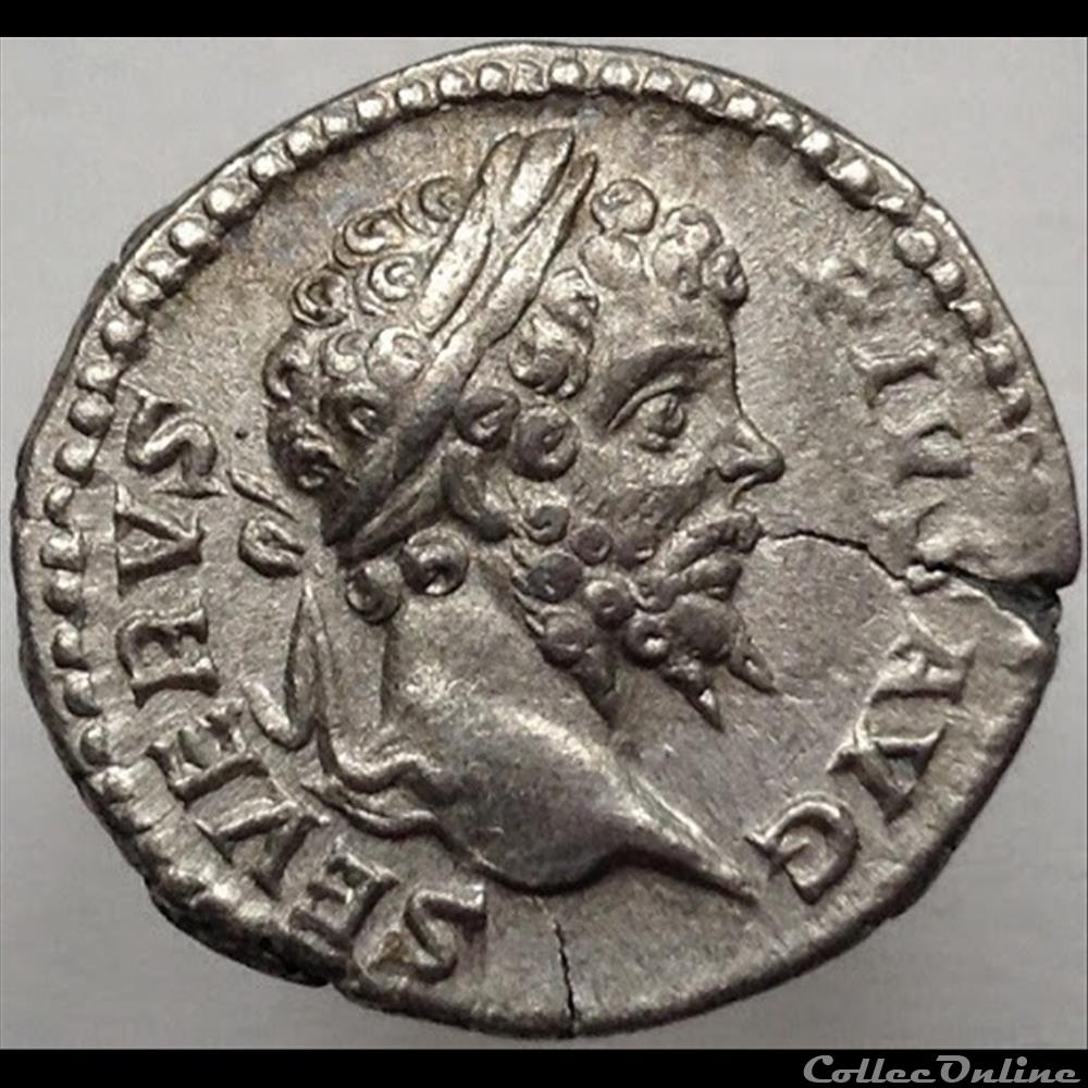 Septime Sévère - Denier - Fvndator Pacis - RIC 265 monnaie antique romaine septime severe denier fvndator pacis ric 265