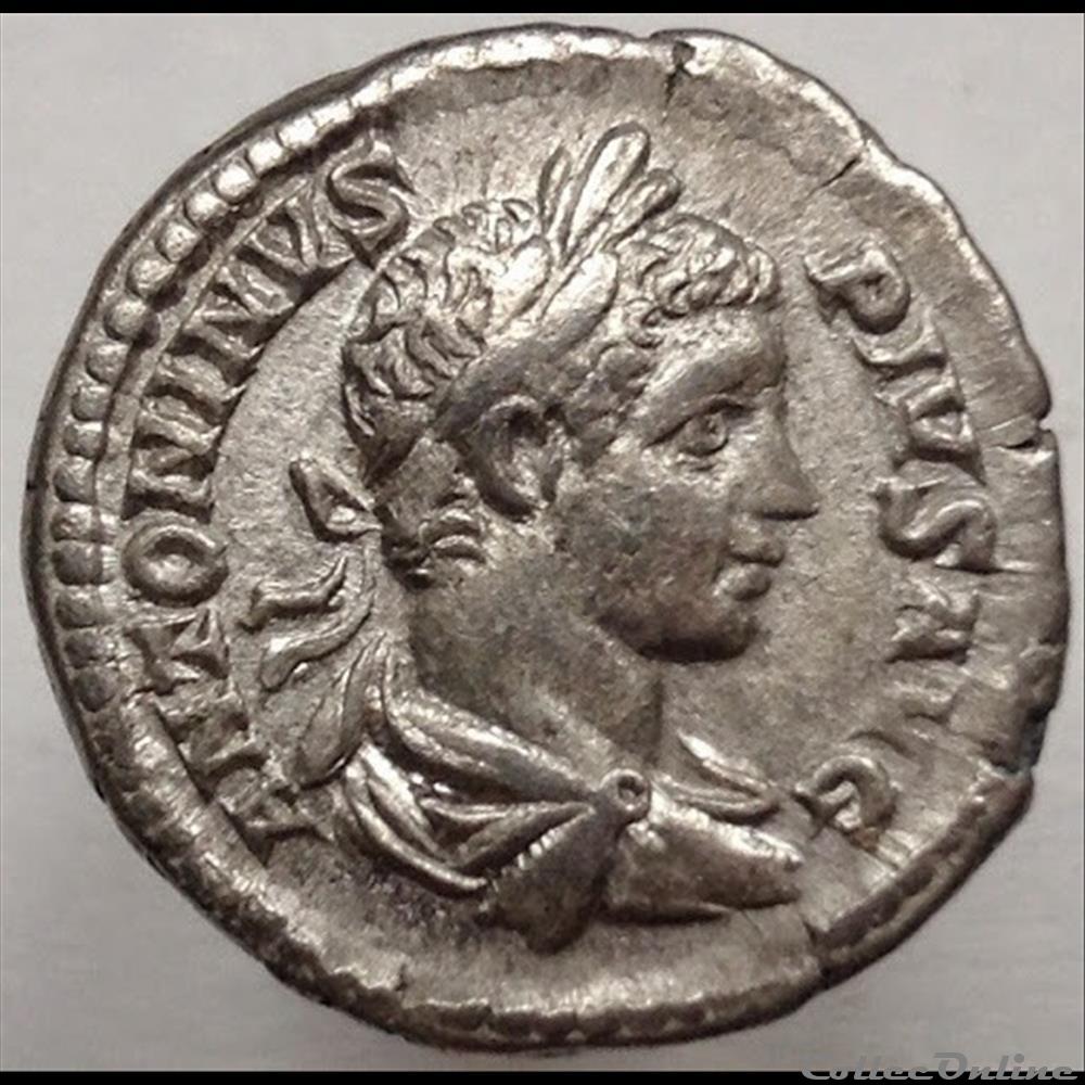monnaie antique romaine caracalla denier salvs ric 82