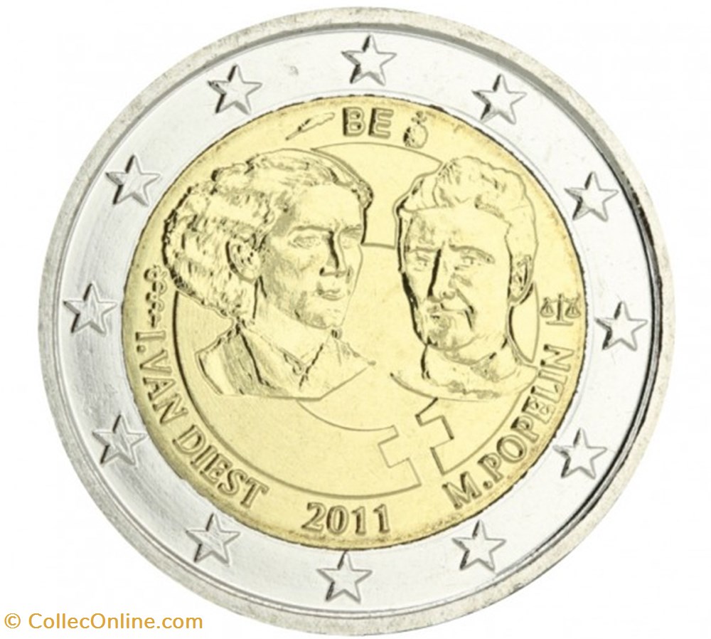 2 Euros Commémo. Belgique 2011 - Journée de la femme monnaies 2 euros commemo belgique 2011 journee de la femme