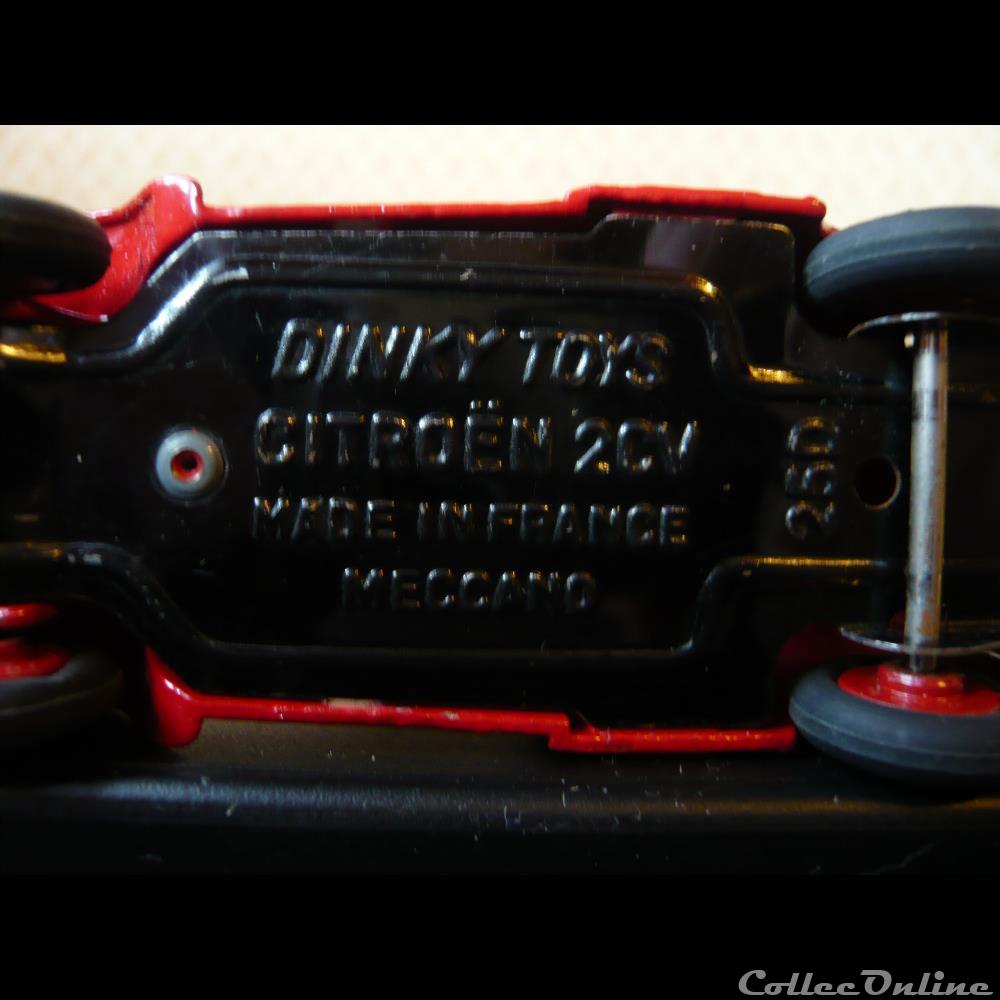 fourgonnette incendie 2CV 3 modele reduit voiture citroen fourgonnette incendie 2cv