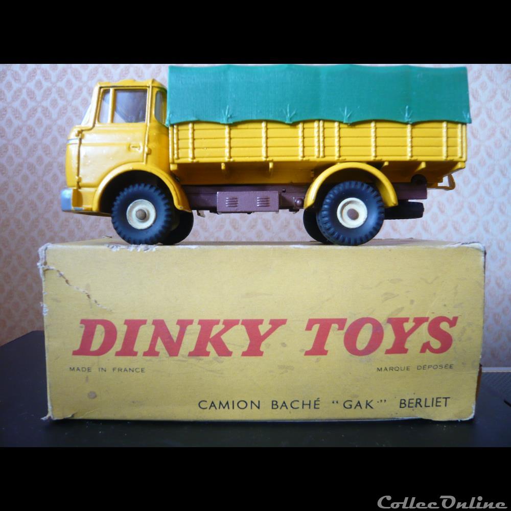 Camion bâché "GAK" 2 modele reduit voiture berliet camion bache gak