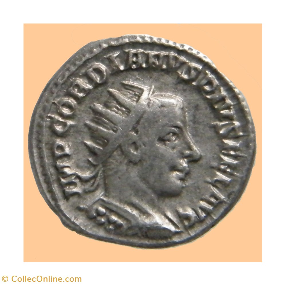 GORDIEN III. Antoninien RIC 210. FORTVNA REDVX. ROME 243-244 2 monnaies antiquite av jc ap romaines republicaines imperiales gordien iii antoninien ric 210 fortvna redvx rome 243 244