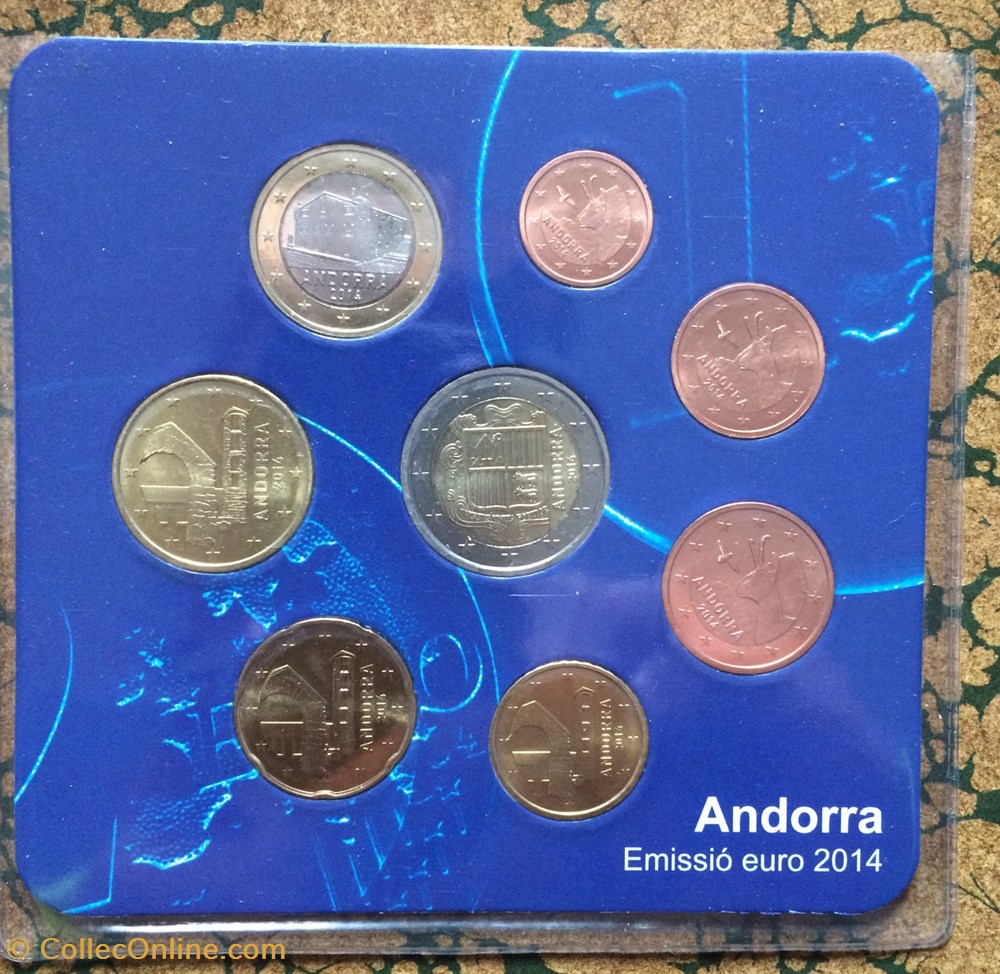 Coffret Euro annuel Andorre 2014 Stater Kit monnaie coffret euro annuel andorre 2014 stater kit