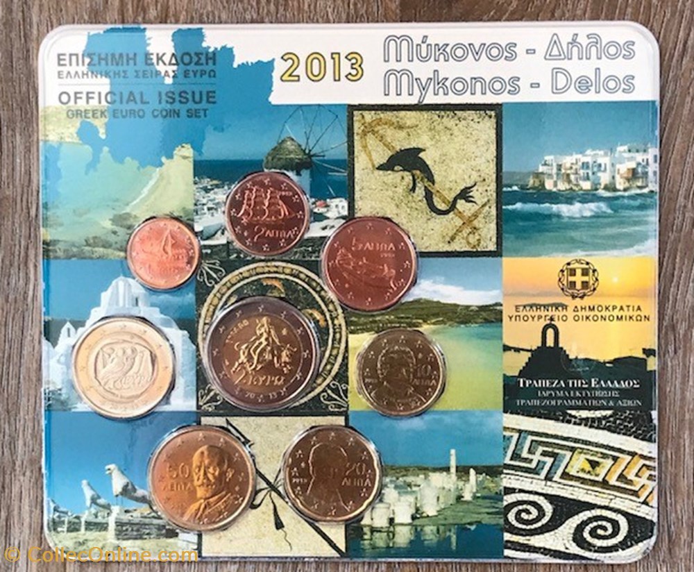 Coffret Euro Annuel Grèce 2013 BU monnaie coffret euro annuel grece 2013 bu