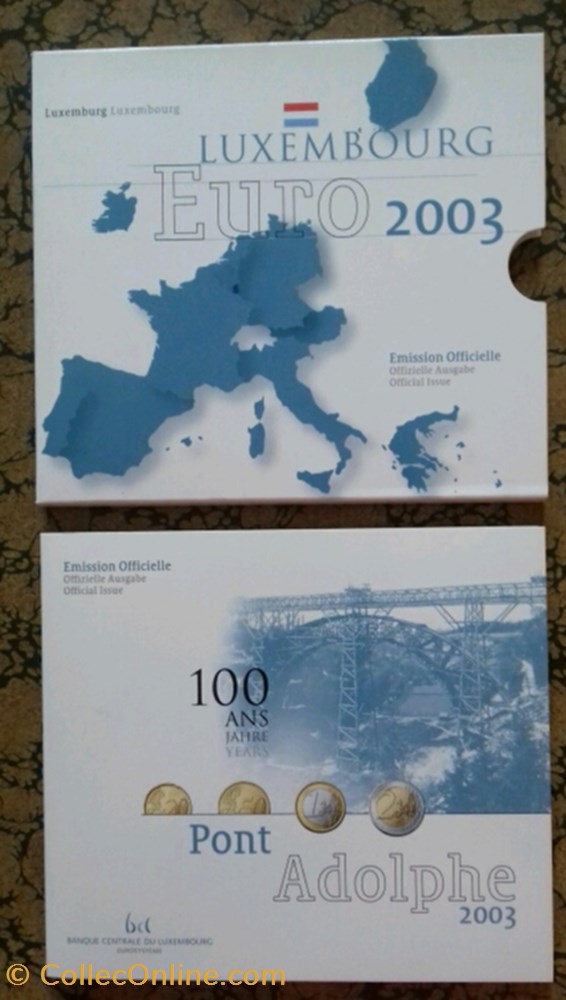 monnaie coffret euro annuel luxembourg 2003