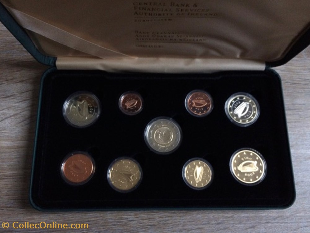 Coffret Euro annuel Irlande 2009 BE avec 2€ commémorative 3 monnaie coffret euro annuel irlande 2009 be avec 2 commemorative
