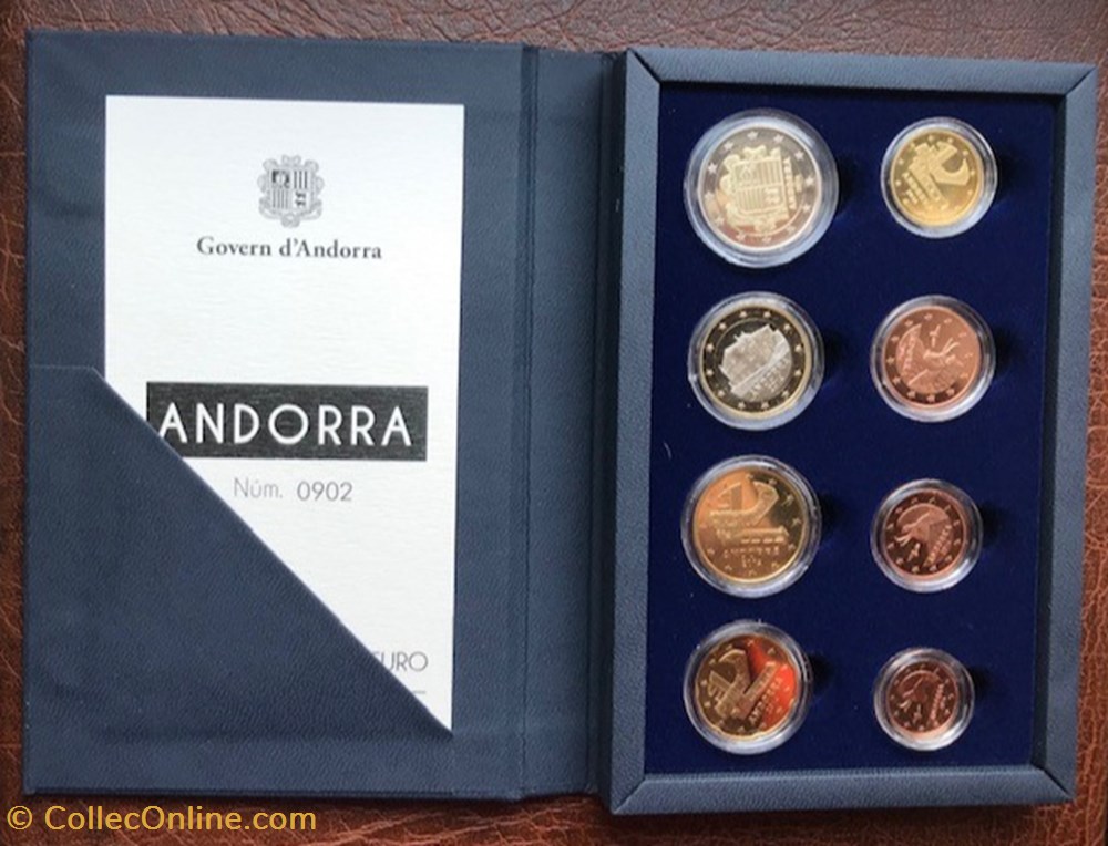 Coffret Euro annuel Andorre 2014 BE monnaie coffret euro annuel andorre 2014 be